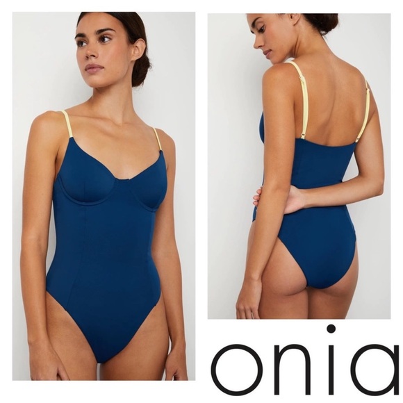 Onia Other - New! ONIA Isabella Two-Tone One Piece Swimsuit